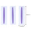 3Pcs Cake Icing Spatula Frosting Scraper Comb Edge 14