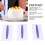 3Pcs Cake Icing Spatula Frosting Scraper Comb Edge 15