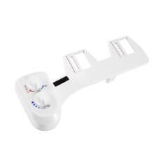 Intelligentes WC-Bidet-Set mit drehbarem Doppelknopf, nicht elektrisch, selbstreinigend, mit einer einzigen Düse, Bidet-WC-Aufsatz G1/2