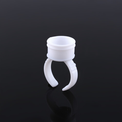100pcs Disposable Glue Ring Pallet Holder for