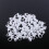 100pcs Disposable Glue Ring Pallet Holder for 6