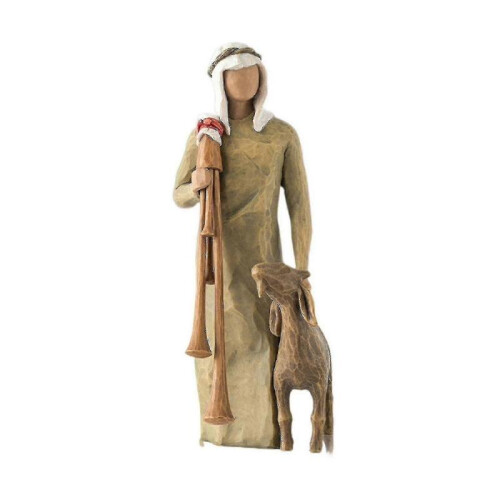 Willow Zamponiaro – Hirte mit Dudelsack, Willow Tree Nativity-Figur, handbemalt, 27183