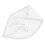 100PCS Triangular Cake Collar Transparent Mousse 13