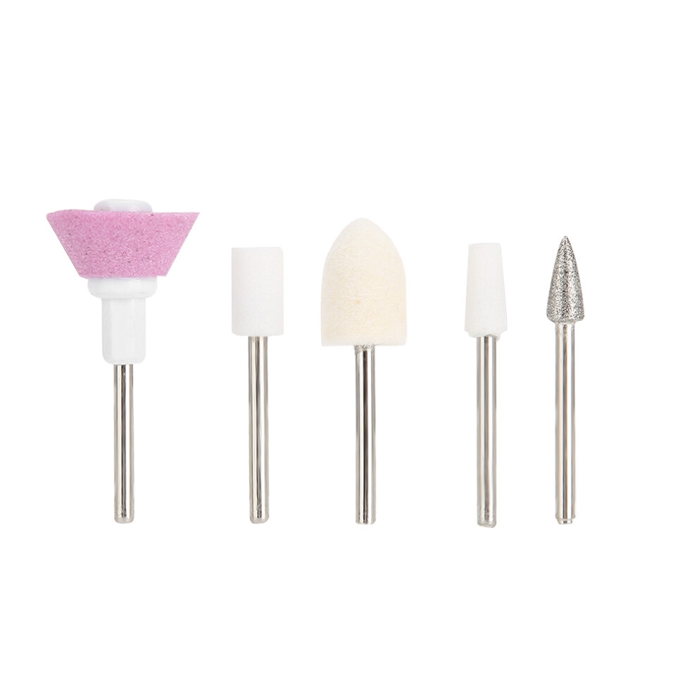 5pcs / Set Ceramic Metal Nail Drill Bits Manicure