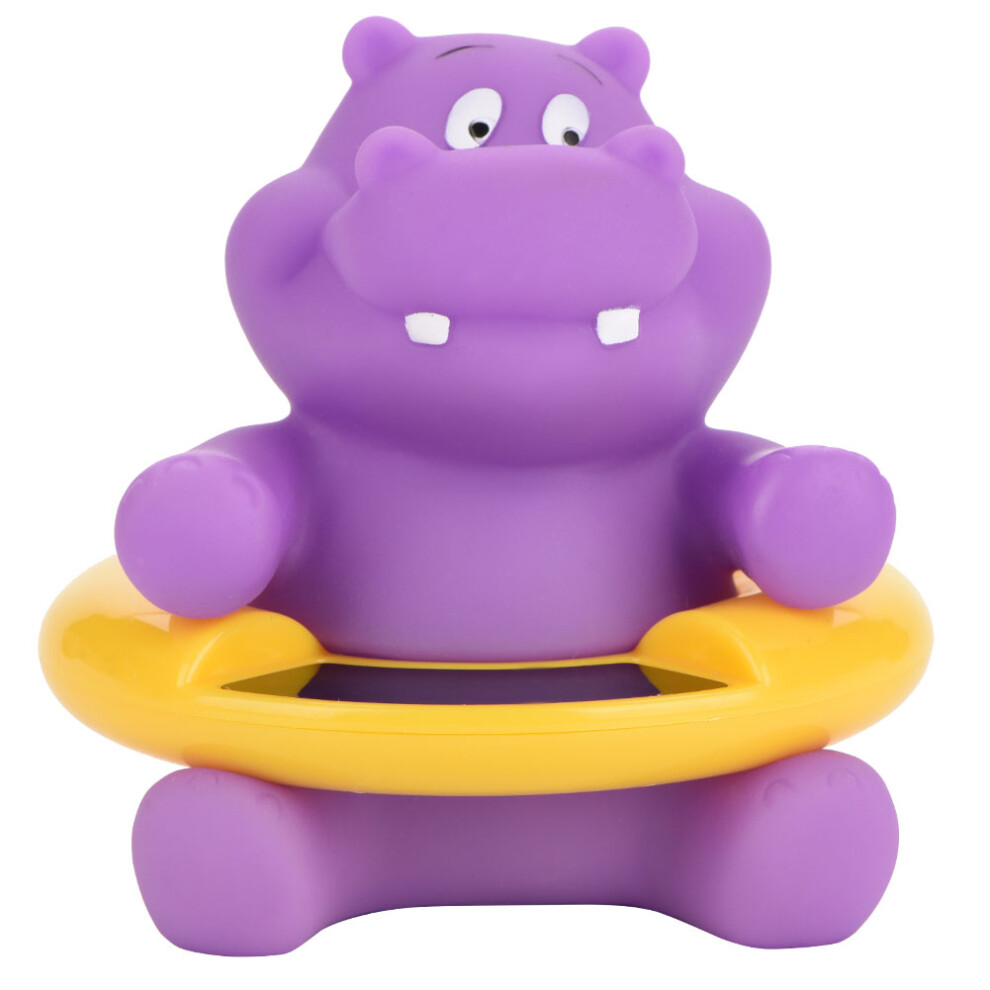Baby Bath Thermometer Temperature Display Floating Purple