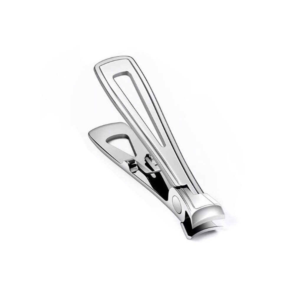 Nail Clipper Large Mouth Stainless Steel Nail Clippers for Thick Nails, Silver Large Pliers for Easy Trimming