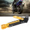 Béquille de moto ajustable antidérapante dorée 14