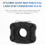 Pair Pedal Adapters, Clipless to Flat, Nylon & Alloy, 9.5x8.5cm 5