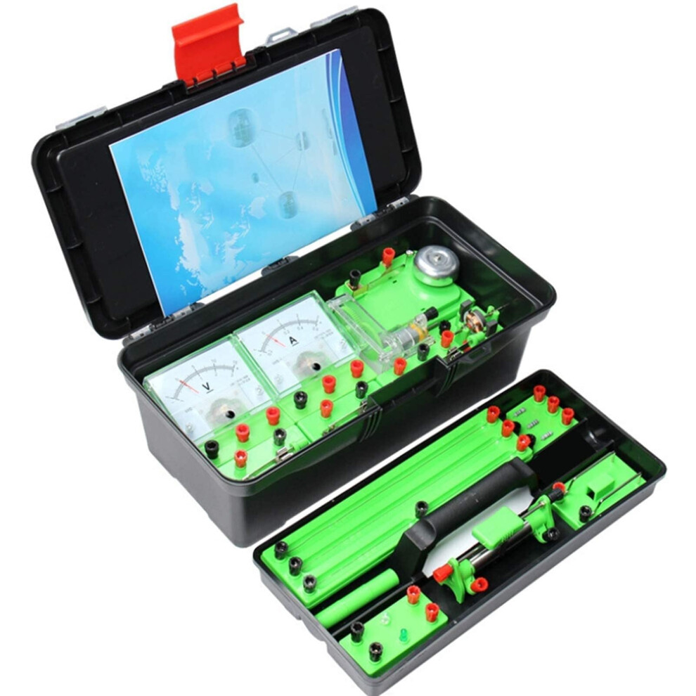 Physics Circuit Learning Starter Kit For Electrical Experiments - Classroom Equipment With 20+ Components And Instructions 6493810704529