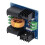 Placa de control ZVS 75x70.6mm 12-30V 180-360W negro 5