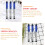 Desoldering Pump 10pcs Pack Aluminum Alloy Frame Solder Removal Tool Left/Right Hand Compatible 3