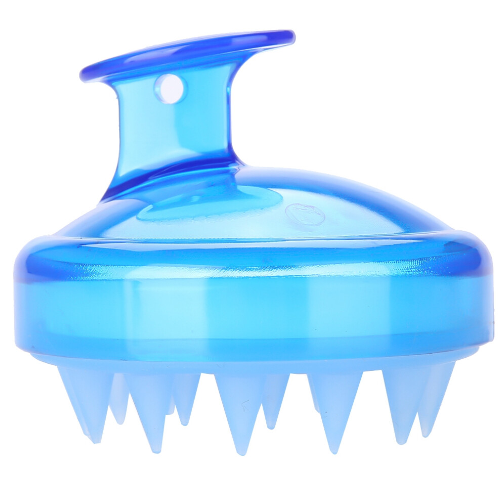 Blue Silicone Shampoo Scalp Shower Bathing Washing Hair