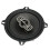 2Pcs Car Coaxial Loudspeaker 400W High and Low 14
