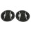 2Pcs Car Coaxial Loudspeaker 650W High and Low 9