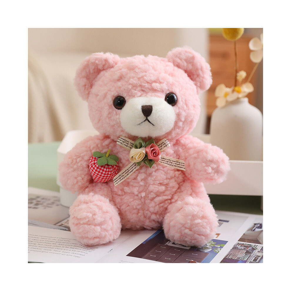 (Pink)Oso De Peluche Grande Abrazable Juguete De Peluche Con Adorable Lazo Ideal Para Regalo NiñOs-image