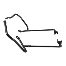 Saddlebag Bracket Guard Crash Bar for 2024-2025 Harley Touring CVO Road Glide Street Glide Ultra Black Finish