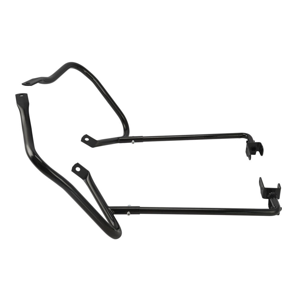 Saddlebag Bracket Guard Crash Bar For 2024-2025 Harley Touring Cvo Road Glide Street Glide Ultra Finish Black 6493810704826