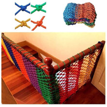 Safety Net Child Stairs Protection 1x3m Color Nylon Rope Net Waterproof Pets Fence Interior Partition Guardrail