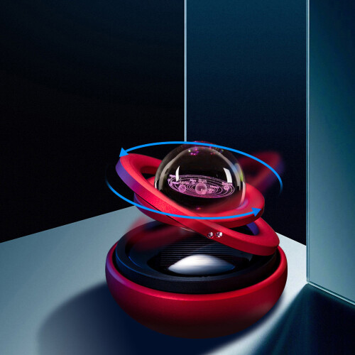 Solar Galaxy Car Perfume Pendant | Aluminum Alloy Aromatherapy Diffuser