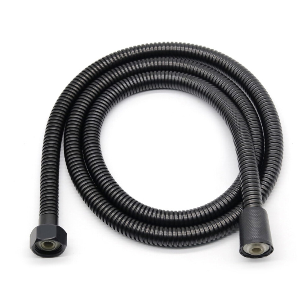 Stainless Steel Shower Hose Black 2M Explosion-Proof High Density Bathroom Plumbing Pipe Accessory 6947110205496