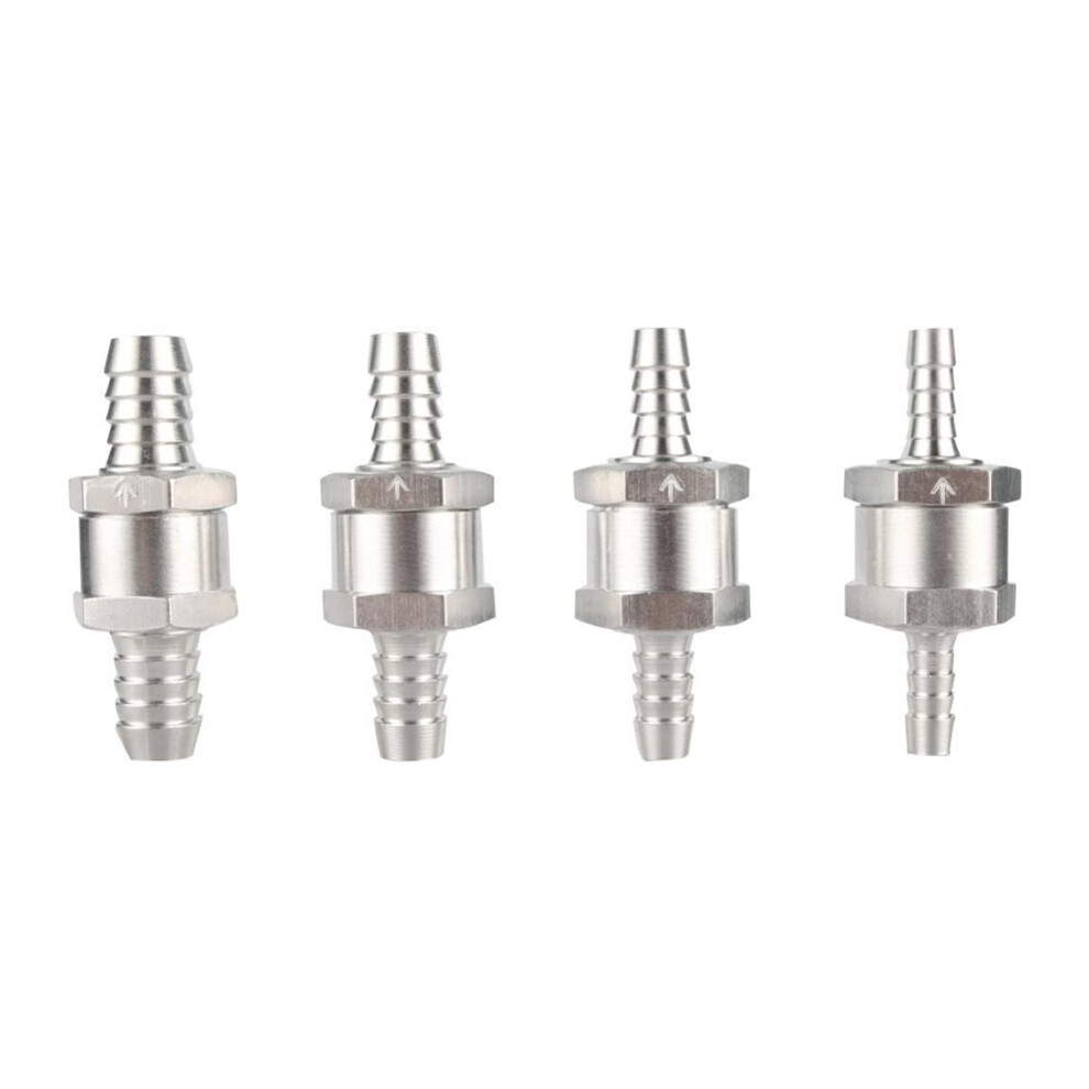 Aluminium Alloy One Way Fuel Non Return Check Valve 6Mm 8Mm 10Mm 12Mm For Petrol Diesel Car Vacuum Hose Oil Water Pumps 6947110205519