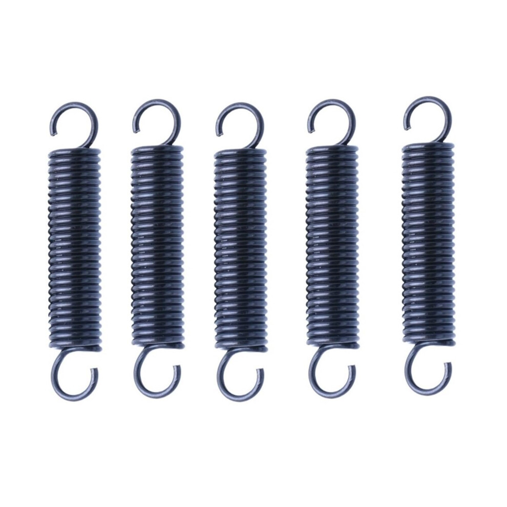 Tension Spring 5Pcs 30-60Mm Steel Extension Spring With Hooks 1.2Mm Wire Dia 10Mm Outer Dia (Size: 1.2 X 10 X 45Mm) 6947110205922