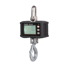 High Precision Digital Hanging Scale 1000kg 2204lbs Heavy Duty Crane Scale with LCD Backlight Black Color Small Size