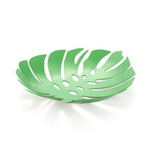Corbeille à fruits - Balvi - Monstera - Métal - Vert - Design feuilles