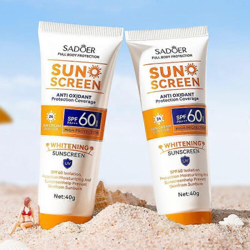 SADOER Isolation Sunscreen Anti Sweat Refreshing Non greasy Sunscreen 2