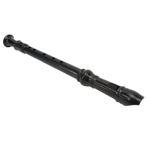 Flauto dolce soprano in ABS, 6 fori, stile tedesco, nero 2