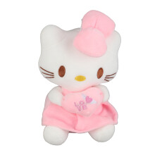 Peluche premium de gatito rojo de 18 pulgadas, ángel abrazable, almohada Hello Kitty
