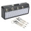 Wall Mount Guitar Plug Storage Box with 4 Keychains, Metal Guitar Key Holder 1