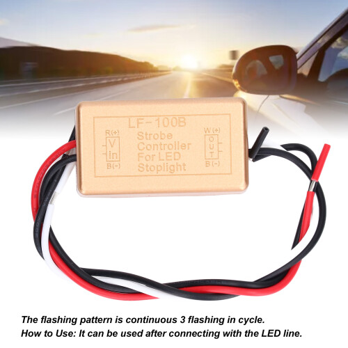 Relais clignotant LED LF-100B, 3A, 30W, ABS, 1000K 2