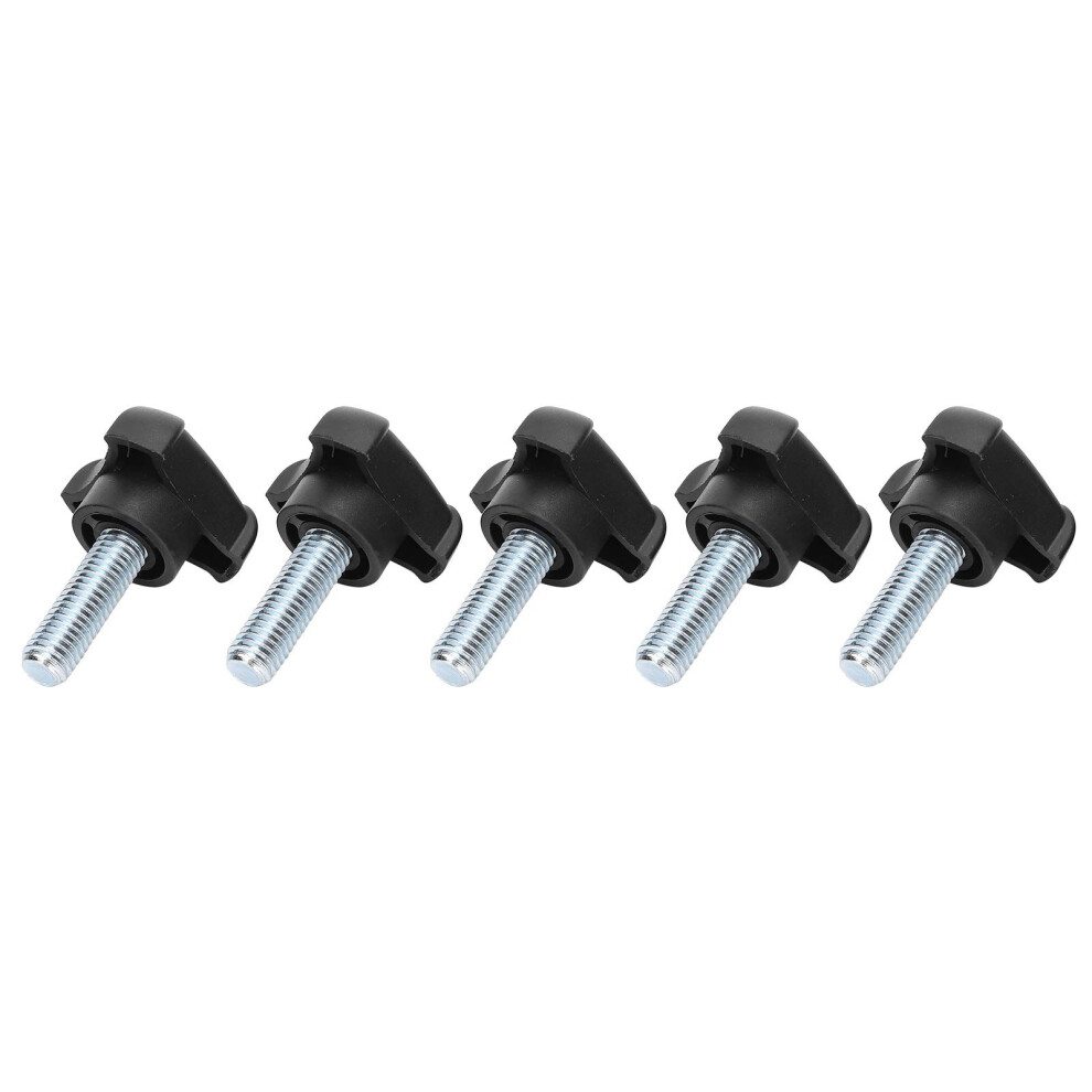 Star Knobs Vise Handle Knob Set, 5Pcs M10 30Mm Plastic Triangular Head Tightening Screw Handles For Tools 6493810705571
