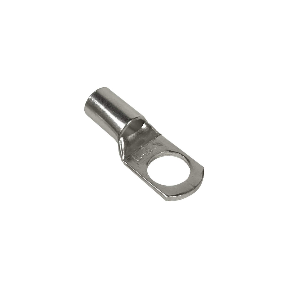 Lug Terminals 4 Awg Gauge Wire 3/8 Inch Tin-Plated Copper Studs 10 Pack Compatible With Electrical Wiring 6276012511870