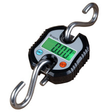 Digital Hanging Scales 150 kg Heavy Duty Crane Scale Portable Black with 300 lb Capacity Requires 2 AAA Batteries