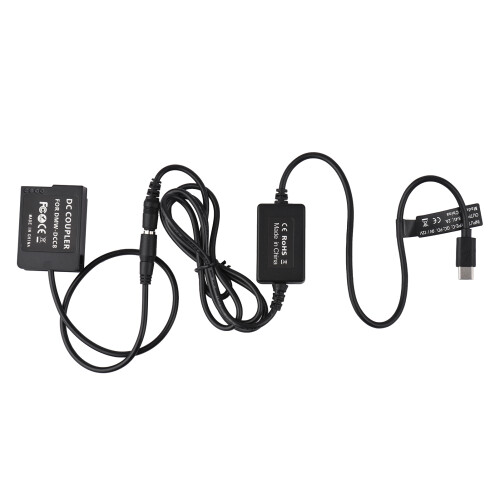 8.4V 2A nero DMW-DCC8 batteria finta 4.8x3.5x1.6cm 2