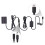 Batterie factice PD USB-C vers NP-W235 DC 8,4 V 2 A Noir 9