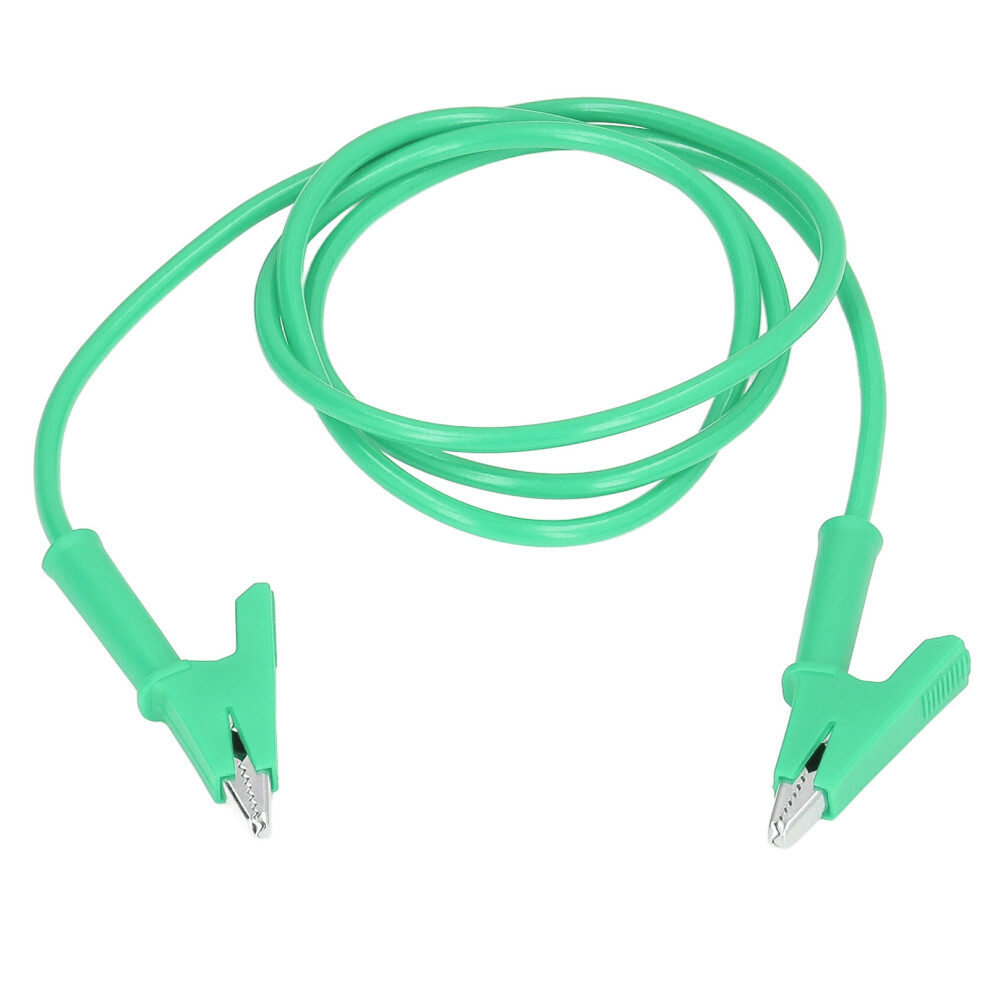 Dual Ended Crocodile Clip Test Lead 10Mm Opening Testing Cable Wire For Battery 3181342322351