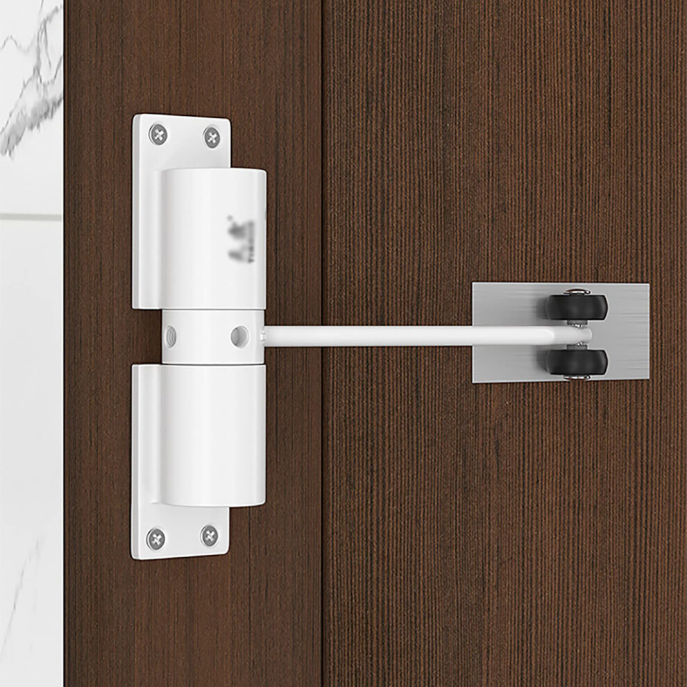 Auto Door Closer - Adjustable Hydraulic Overhead Door Closer For Wooden Gates, Spring Loaded, Surface Mounted, Safety Design 6493810705649