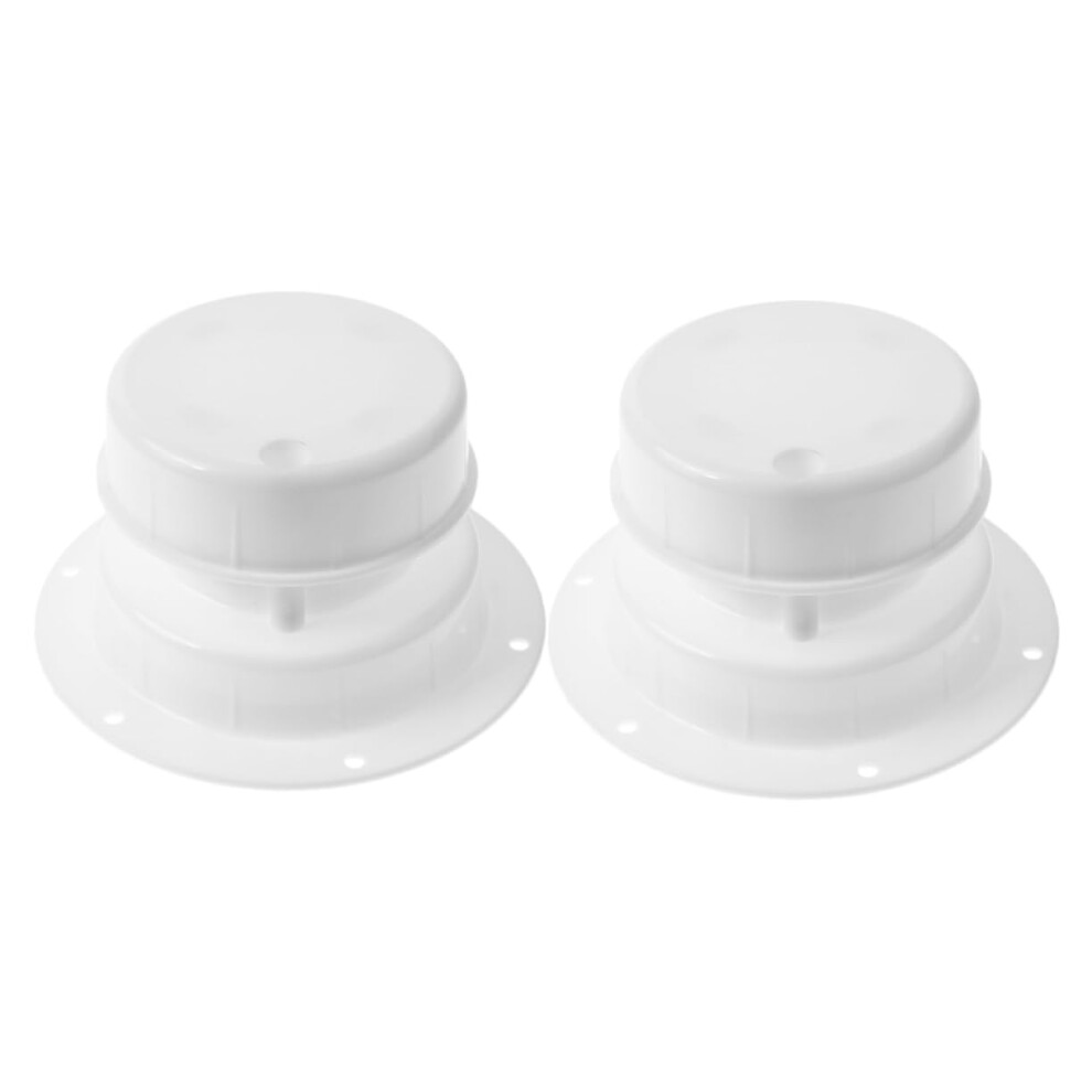 Rv Roof Vent Cover 2Pcs Durable Replacement For Camper Plumbing Vent Cap Compatible With Exhaust And Sewer Trailer Ventilation 6947110206783