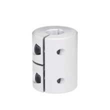 Rigid Coupling, Stainless Steel Rigid Clamping Shaft Coupling 20mm Diameter 25mm Length for 3D Printer and Stepper Motor (5 x 8 mm)