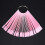 50Pcs/Bag Fan False Nail Tip Stick Palette Swatch 12