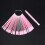 50Pcs/Bag Fan False Nail Tip Stick Palette Swatch 4