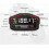 Motorcycle Digital Tachometer Universal Speedometer LED Odometer for 2-4 Cylinder Motorbikes, Waterproof, 12V Panel Meter 4