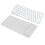 Funda de cuero PU para Magic Keyboard 2 Blanco 30x14x1 16