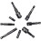 Drill Socket Adapter Set for Impact Driver 8 Pieces Hex Shank to Square Socket Extension Tool Compatible with Standard Drill Bits 3