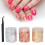 3pcs Imitation Gold Foil Flakes Glitter Nail 7