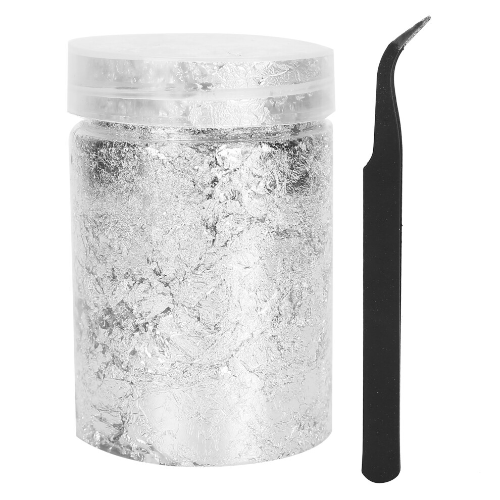 Gold/Silver Nail Art Diy Flakes Shiny Foil Glitter
