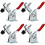 4pcs Horizontal Toggle Clamp Gh-201-b Joint Clamp Quick Release Capacity 90kg 198lbs Horizontal Lever Clamp Quick Release 1